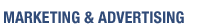 marketing & advertising
